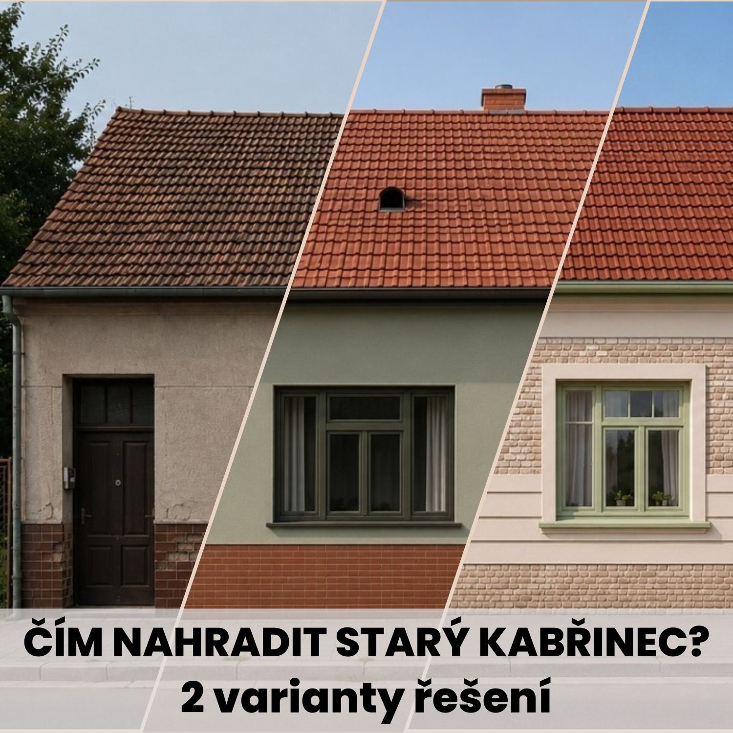 Čím nahradit starý kabřinec? Možností je výměna i kompletní změna vzhledu