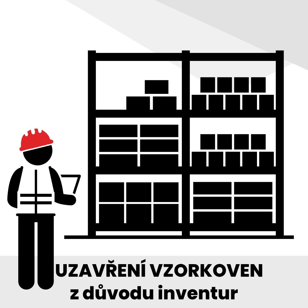 UPOZORNĚNÍ: Uzavření vzorkoven z důvodu inventur